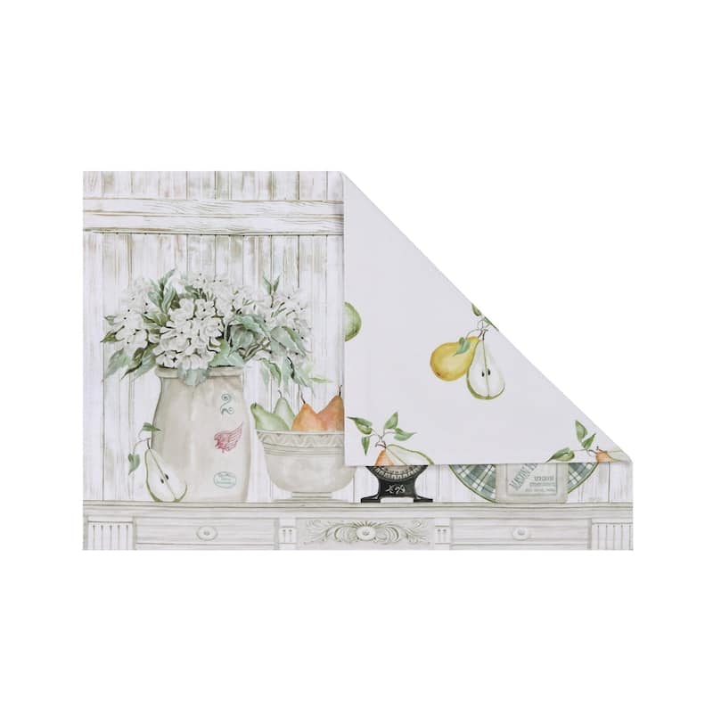 Laural Home French Pears Placemat Set of 4 - 13" x 19"