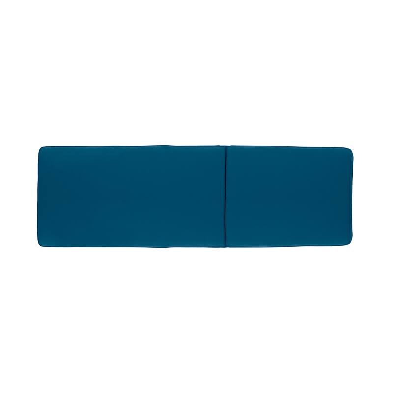 Nadine Outdoor Acacia Wood Chaise Lounge and Cushion Set by Christopher Knight Home