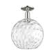 Option Polished Nickel / Clear Water Glass