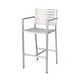 preview thumbnail 25 of 49, Cape Coral Outdoor 5-piece Aluminum Square Bar Set by Christopher Knight Home
