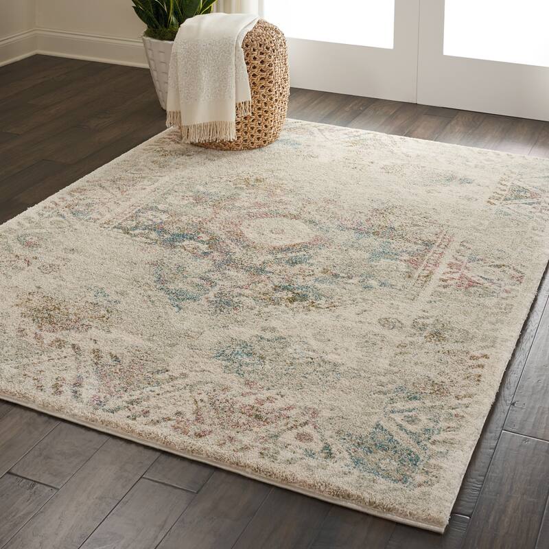 Nourison Fusion Vintage Distressed Area Rug