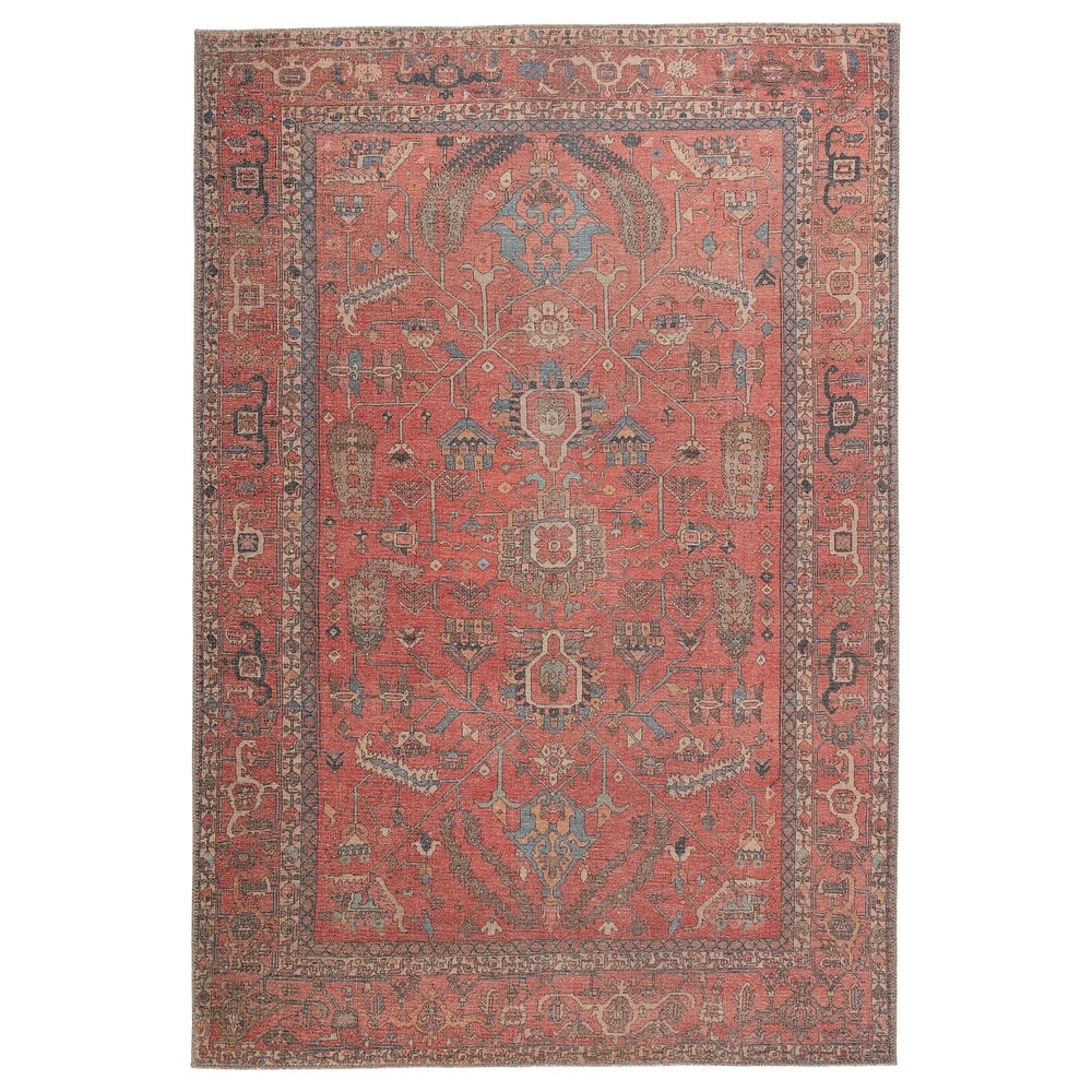 Galina Machine Washable Oriental Area Rug