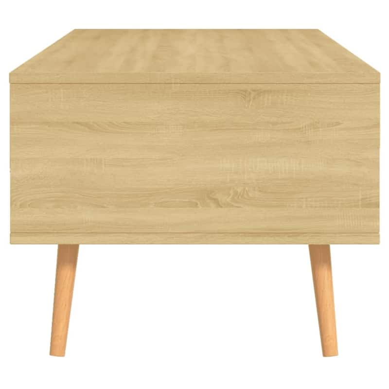 vidaXL Coffee Table End Table Living Room Accent Sofa Table Engineered Wood - 39.4" x 19.5" x 16.9"