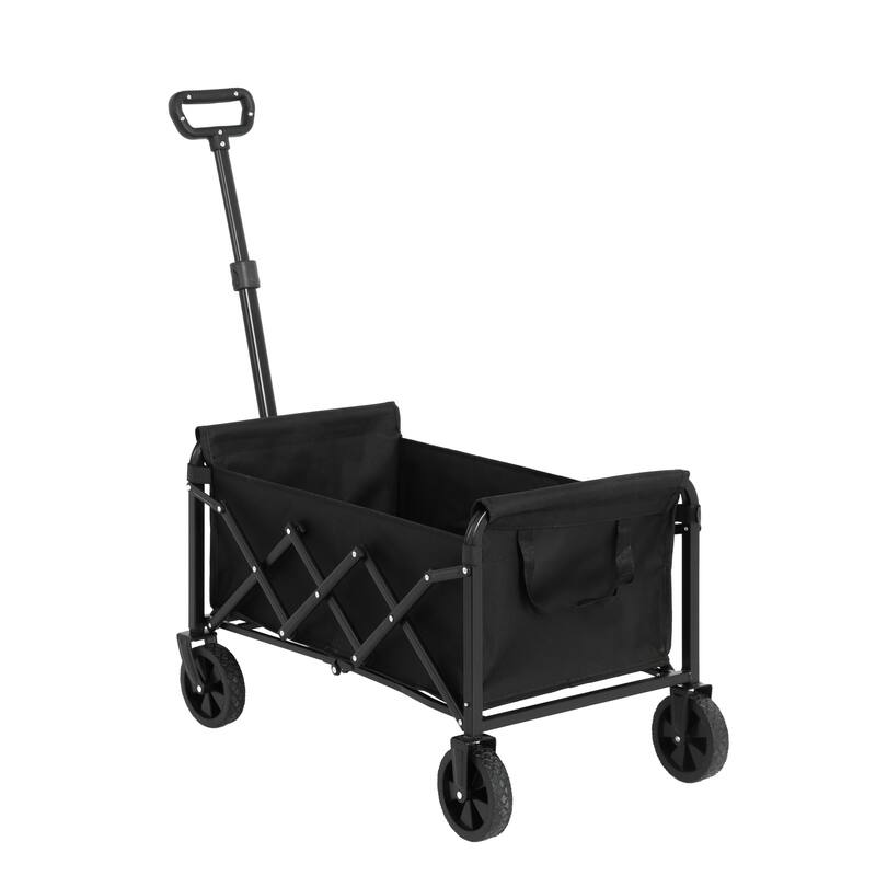 Lightweight Heavy Duty Folding Beach Wagon with Wheels, Large Capacity