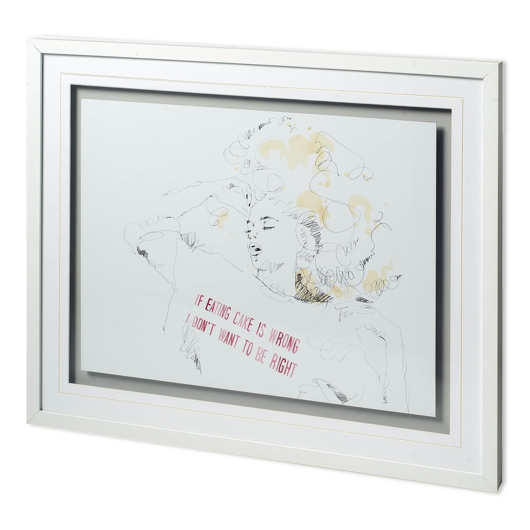 Mercana Eat Cake Framed Art Print