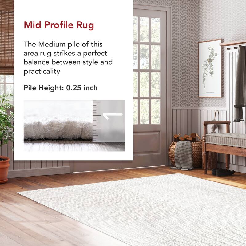 Nuloom Glendora Hand Woven Chevron Area Rug