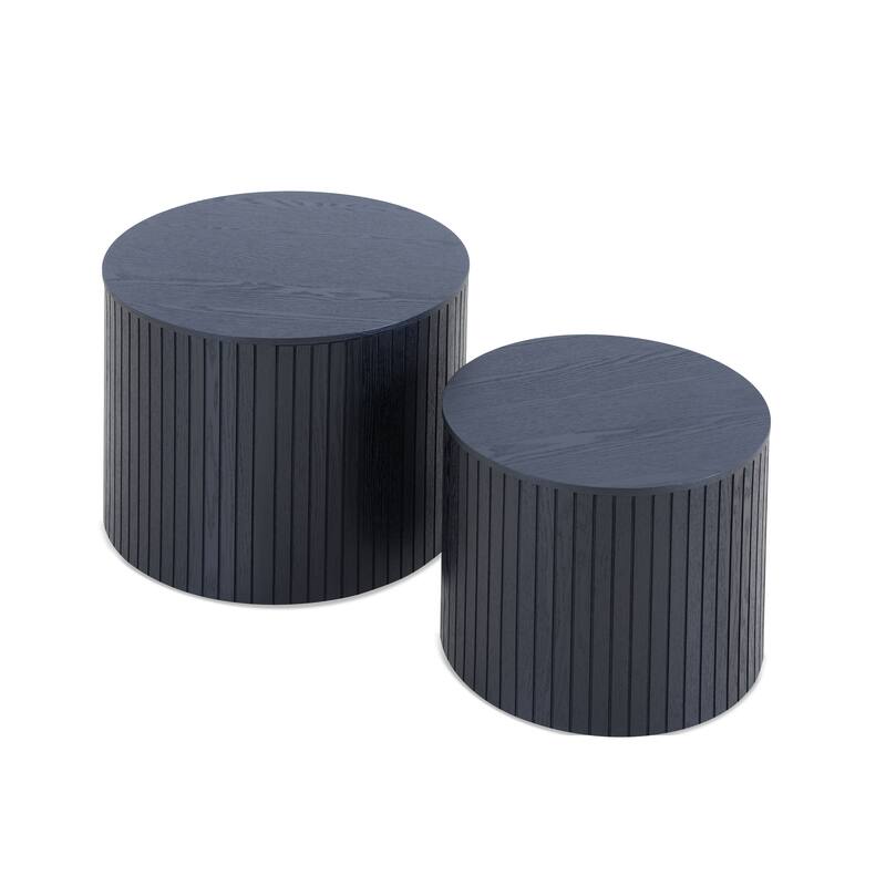 Nested Table Set 2 Pieces End Table Coffee Table Bedside Table