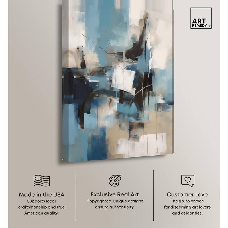 Glimpse of Infinity I Canvas by Art Remedy, Gallery Wrapped