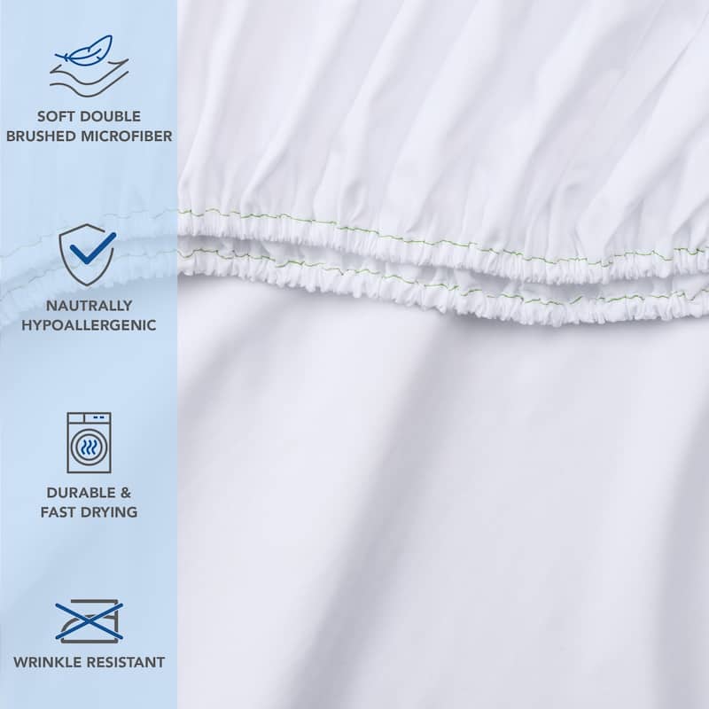Host & Home Microfiber Fitted Sheets (6 Pack)