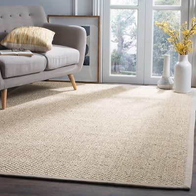 SAFAVIEH Giesela Natural Fiber Chunky Solid Color Sisal Area Rug