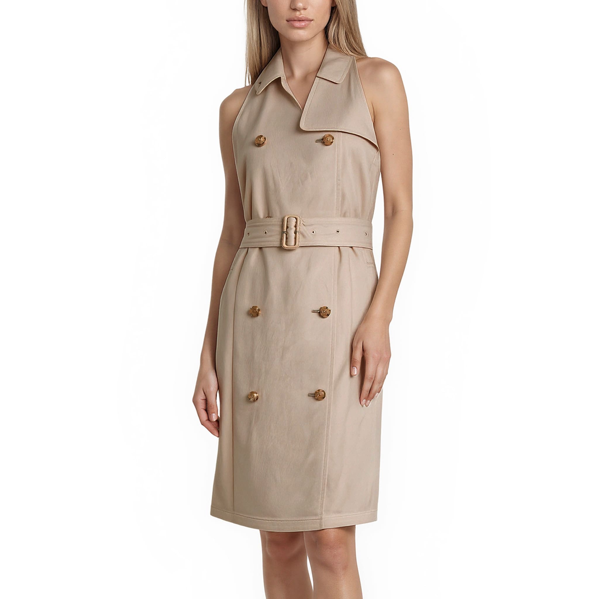 Burberry Ellery Sleeveless Trench Dress