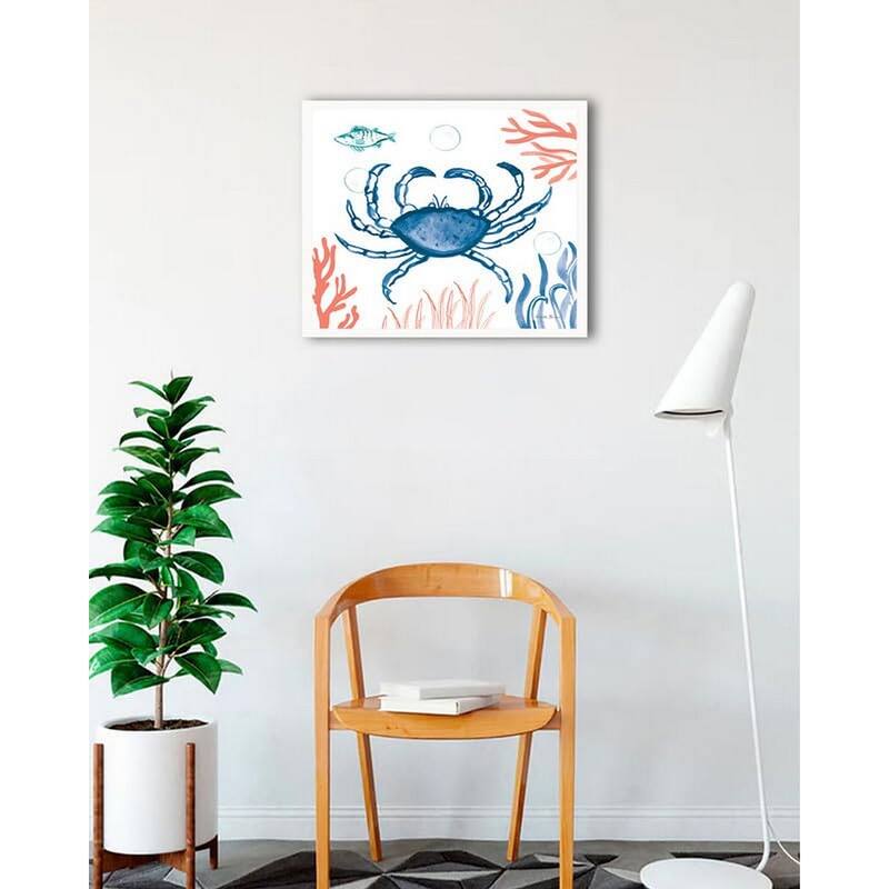 Coastal Jewels V Framed Poster - 24 x 24 Inch - White