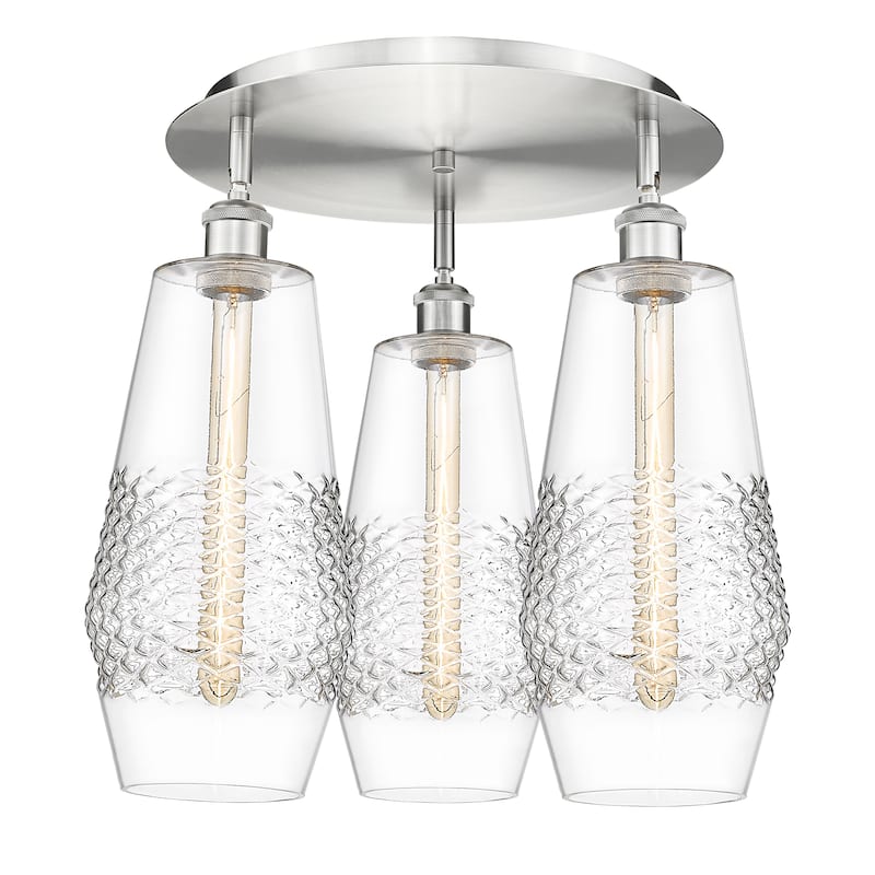 Innovations Lighting Windham - 3 Light 19" Flush Mount