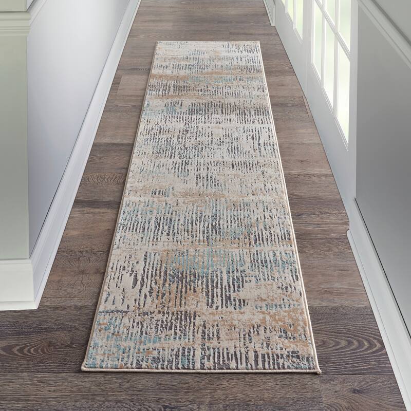 Michael Amini MA90 Uptown Abstract Area Rug