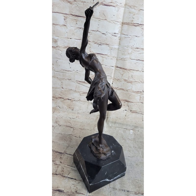 Female Dancer Art Deco Bronze Chiparus Tribute Bronze Sculpture Statue Figure