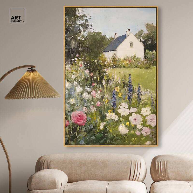 Floral Farmhouse II Canvas by Art Remedy