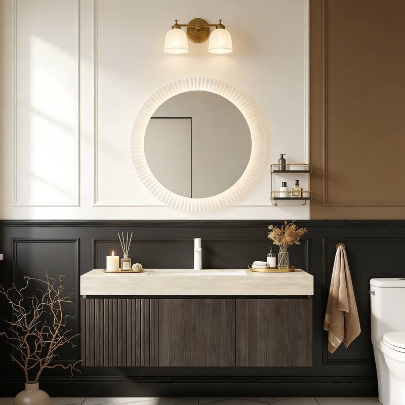 Mondern Floating Bathroom Vanity with 1 Pre-drilled Faucet Holes
