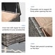 preview thumbnail 3 of 17, Outdoor Wicker Storage Box 90 Gallon Resin Deck Box