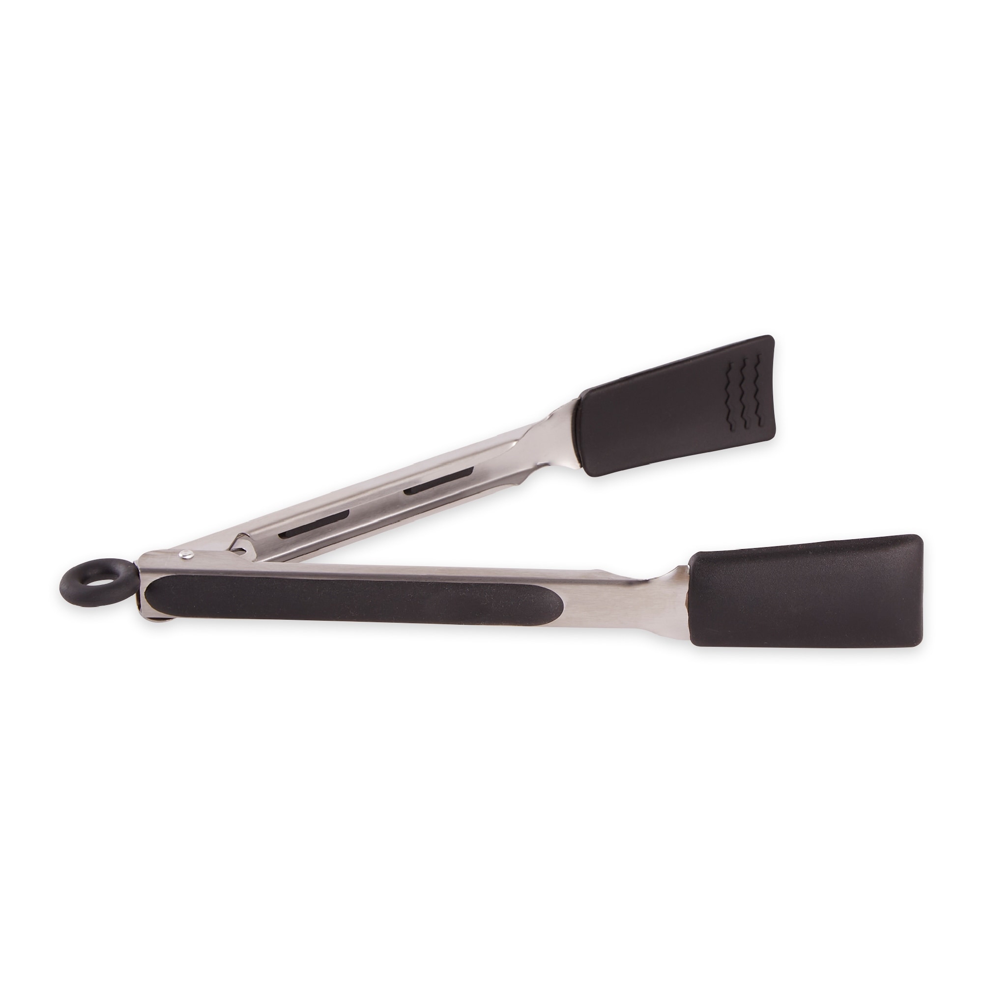 10.75-Inch Non-Slip Locking Tongs - Black or Red