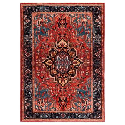SAFAVIEH Riviera Machine Washable Slip Resistant Adell Overdyed Distressed - 6'7" Square