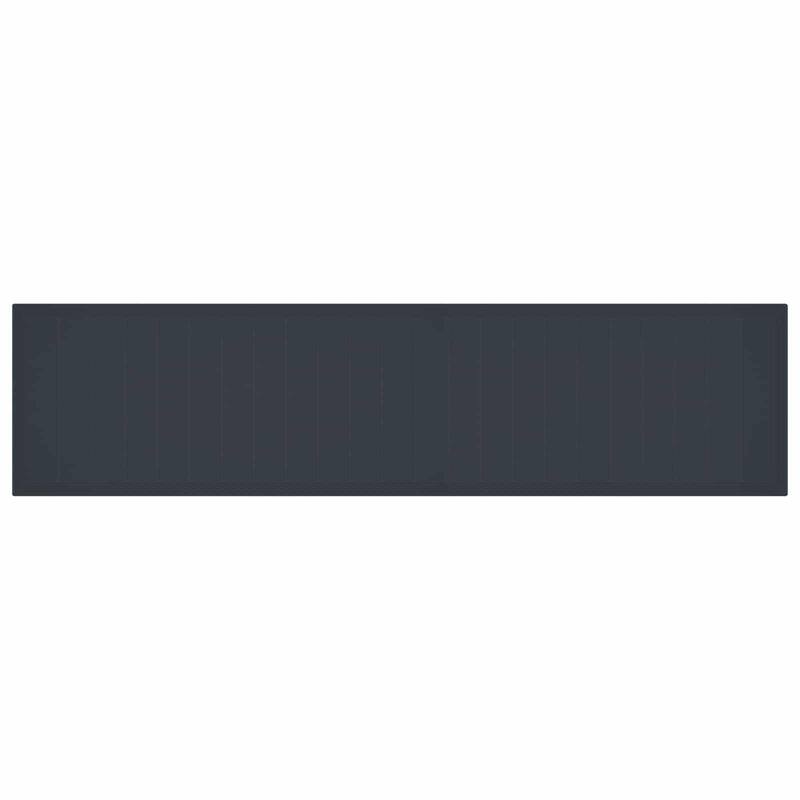 vidaXL Garden Dining Set 17 pcs Poly rattan - 157 x 39 x 29