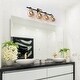 preview thumbnail 14 of 16, Modern Black Gold 2/3/4-Light Bathroom Mercury Glass Vanity Lights Wall Sconces