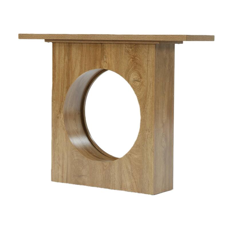 41.33" Farmhouse Console Table for Entryway - Brown