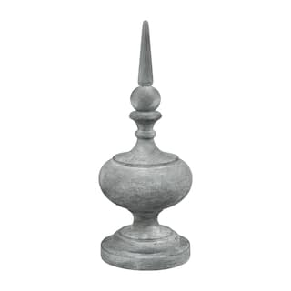 Small Architectural Sculpture Decoration - 10.75" - Gray