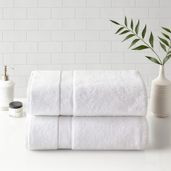 MADISON PARK SIGNATURE Turkish 100% Cotton 623Gsm Luxury Premium Thick Soft  Abosorbant Hotel Bathroom Towel Set Shower Hand Face Washcloths, Assorted