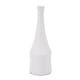 preview thumbnail 3 of 4, Allan Andrews Matte White Ceramic Flared Bottle Vase