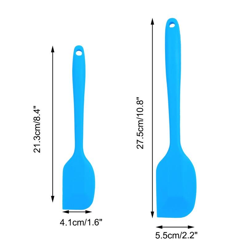 Silicone 4 Pcs Heat Resistant Non-scratch Turner Non Stick Spatula Set
