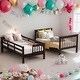 preview thumbnail 1 of 37, Stairway Twin-Over-Twin Bunk Bed with Storage & Guard Rail for Bedroom,Sophisticated & Practical Muti-Functional Bunk Bed Espresso