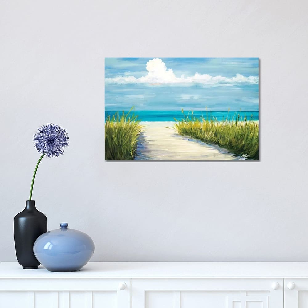iCanvas "Beach Scene I" by Julie Derice Canvas Print