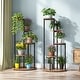 preview thumbnail 2 of 2, 4-Tier Plant Stand Indoor, Tall Wood Plant Shelf Holders for Garden
