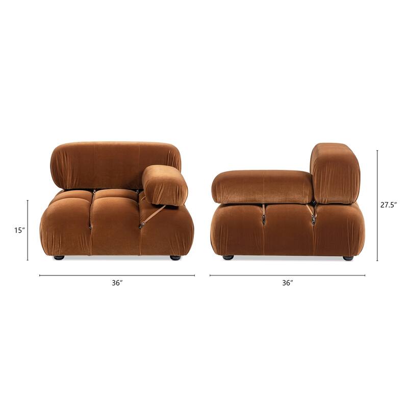 Marcel 36" Post-Modern Modular Arm Chair