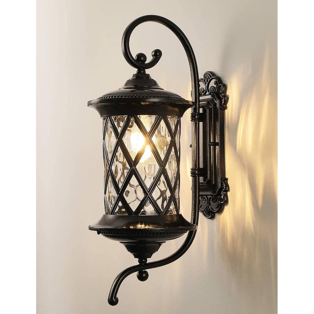 Metal wall art sconce black die-cast aluminum wall lamp