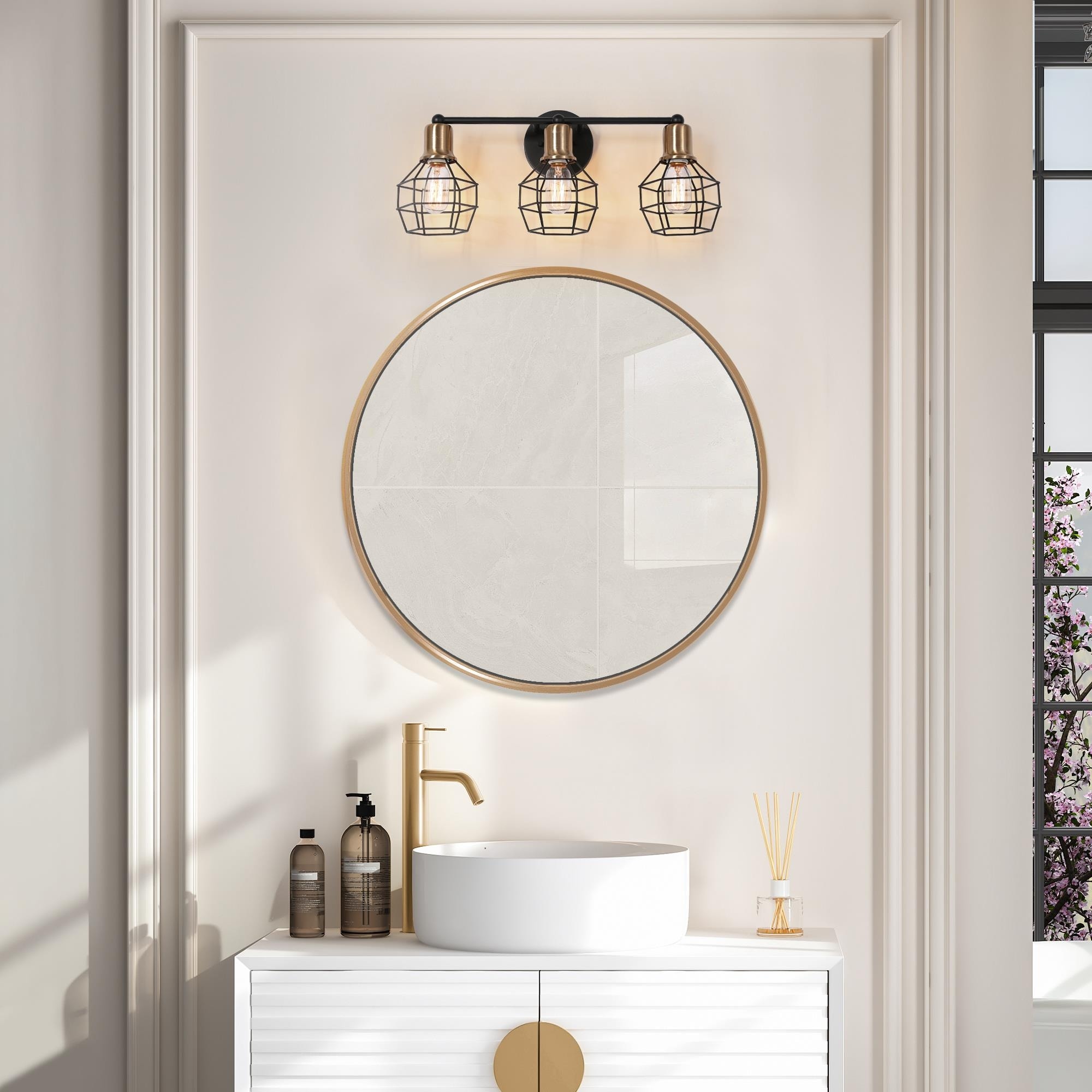 Lantern bathroom vanity lights cheap