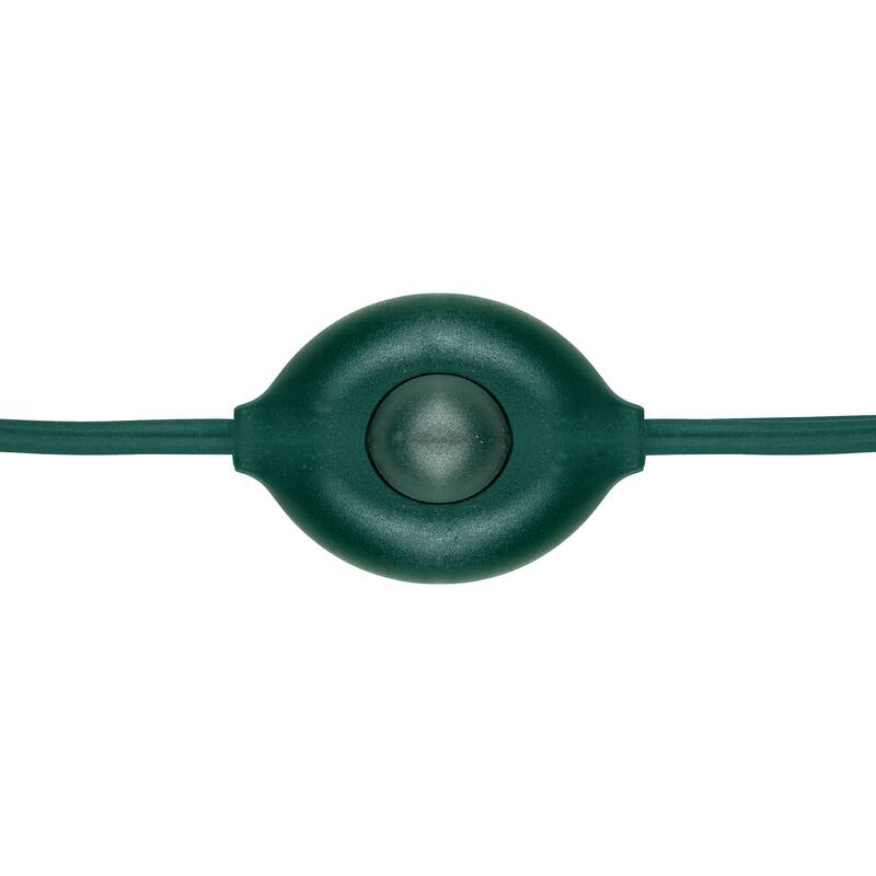 Pre-Lit Medium Artificial Bottle Brush Christmas Tree - 6.5' - Warm White LED Lights - 6.5 Foot