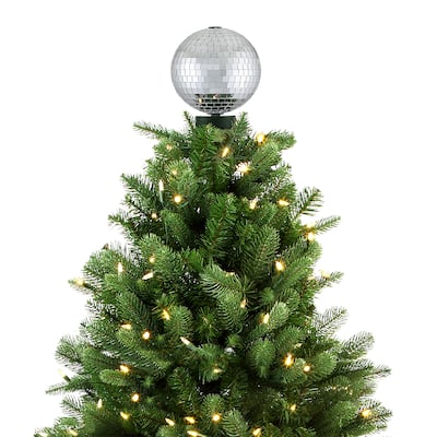 6 in. Animated Disco Ball Tree Topper