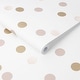 preview thumbnail 3 of 1, Dotty Polka Pink and Gold Wallpaper