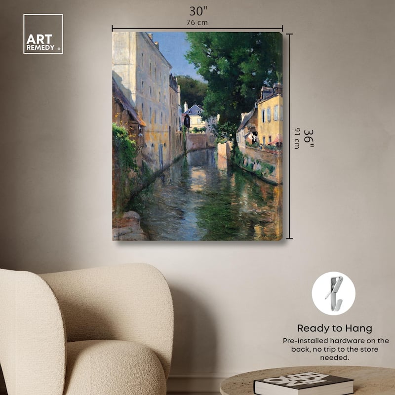 The River Isole Canvas by Art Remedy, Gallery Wrapped
