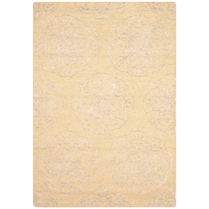 SAFAVIEH Handmade Bella Abygaelle Modern Floral Wool Rug
