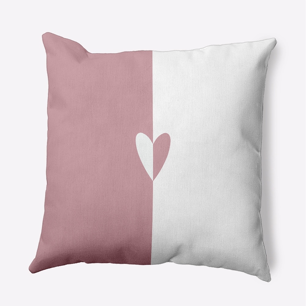 Modern Heart Valentines Day Decorative Throw Pillow