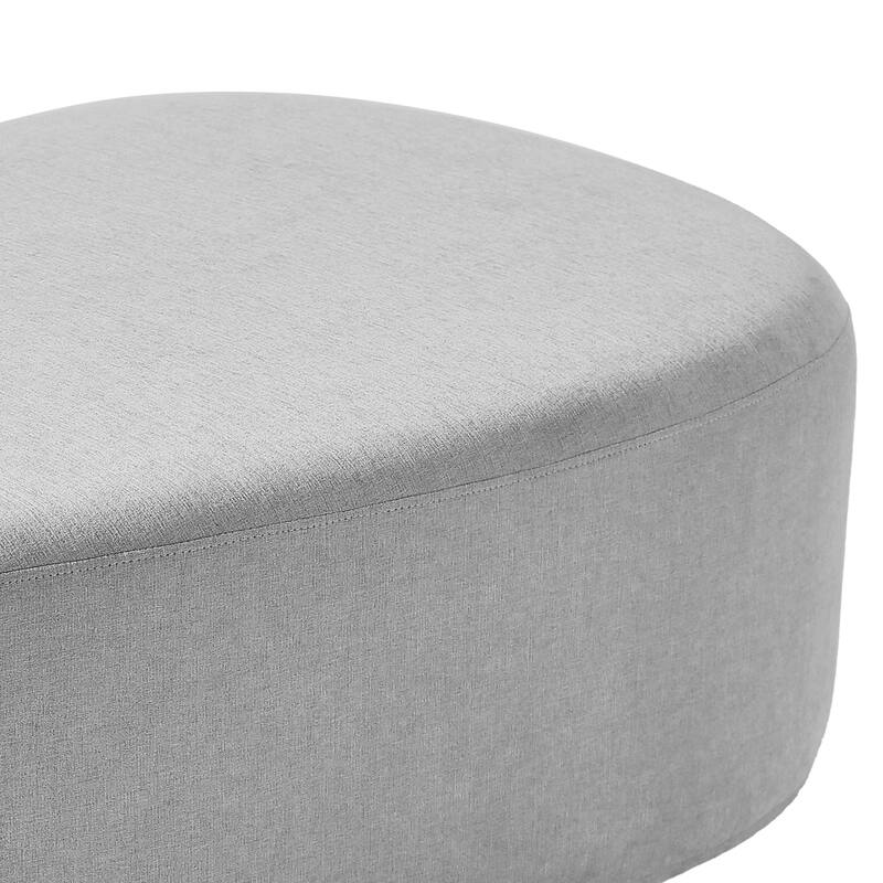 Modern Triangular Upholstered Accent Ottoman