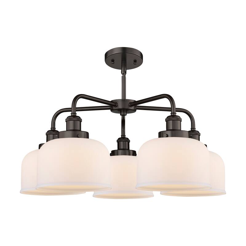 Innovations Lighting Bell - 5 Light 26" Stem Hung Chandelier