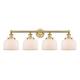 Option Brushed Brass / Matte White