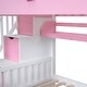 preview thumbnail 14 of 31, Kids Full Over Full Low Bunk Storage Beds with 2 Drawers 3 Shelves