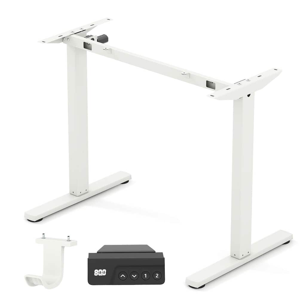 Costway Electric Standing Desk Frame with LED Display Memory Positions