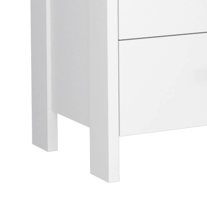 Minimalist Scandinavian Style Wooden Storage Double Dresser