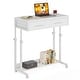 preview thumbnail 19 of 29, Adjustable Side Table Portable Desk with Drawers and Wheels for Home Office